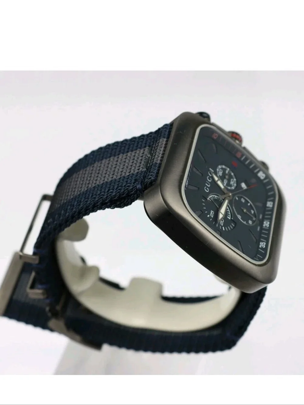 Gucci Coupe Chronograph  Model YA131202 or 131.2) New with Box and Tags